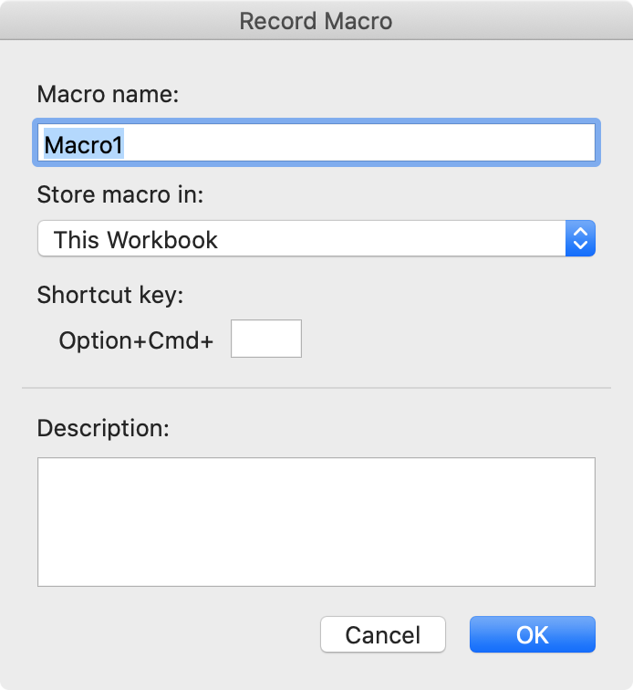 excel macro command button for mac